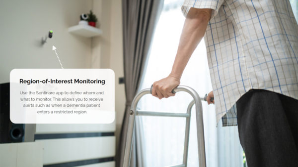 Senior Care AI Sensor with Privacy Protection/Peace of Mind